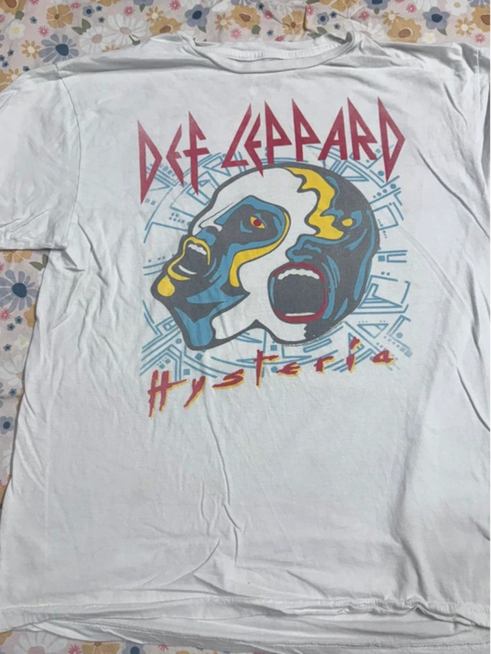 Def Leppard Hysteria Graphic T-Shirt Large 1087